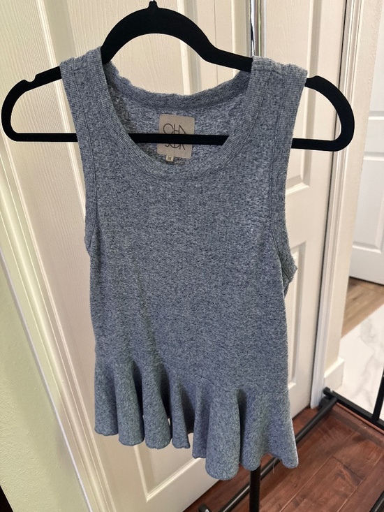 Tops - Chambray peplum top